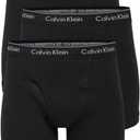 Calvin Klein Mens Cotton Classics 3-Pack Boxer Brief (Black, XL)
