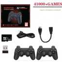 Generic X2-128G Wireless Retro Game Console Set,4K HDMI Output 40,000 Classical Games, 40+ Emulators, Dual Wireless Controllers, Plug & Play Video Game Consoles