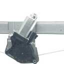 741-389 Rear Right Passenger Side Power Window Regulator Motor 2-Pins Plug Compatible with 2007-2013 Silverado 1500 2500HD 3500HD/GMC Sierra 1500 2500HD 3500HD,Extended Cab Pickup