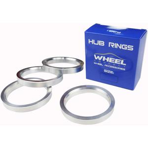 WHEEL CONNECT Hub Centric Rings,110 to 106, Set of 4, Aluminium Alloy Hubrings, O.D:110mm I.D 106mm. A