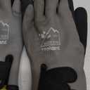 100% Waterproof Gloves for Men and Women, Winter Work Gloves for Cold Weather, Touchsreen, Thermal Insulated Freezer Gloves, With Grip, Grey, Medium