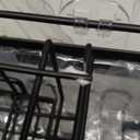 EUDELE Adhesive Shower Caddy, 5 Pack Rustproof Stainless Steel Bath Organizers With Large Capacity, No Drilling Shelves for Bathroom Storage & Home Decor (XL size, Black)