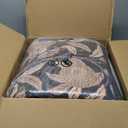 GarveeHome 8x10 Area Rugs for Living Room, Boho Leaf Rugs for Bedroom with Soft Low Pile, Non Slip Botanical Bird Large Washable Rug 8x10 for Dining Room Stain Resistant Brown Throw Rug