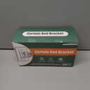 No Drill Curtain Rod Holders, Heavy Duty Self Adhesive Curtain Brackets Hooks, Adjustable Nail-Free Stick on Wall Hangers for Bathroom, Bedroom, Kitchen and Livingroom (14 Pack)