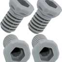4pcs Dryer Leveling Leg Feet Fit for Samsung Dryer Legs DV2, DV3, DV4, DV5, DVE,Dryer Leveling Legs,Replace Part Number DC61-03128A 2692286 AP5324682 PS4206963