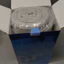 HOMFINE Cooling Comforter Japanese Double-Sided Cold Tech Fabric Cooling Blanket for Night Sweats Hot Sleepers, Q-Max 0.45 Soft Breathable Silky Smooth Lightweight Grey Summer Comforter Queen