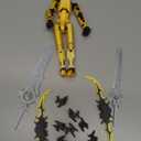 altuco T13 Action Figure Set,Titan 13 Action Figure with Multiple Accessories,Easter Basket Stuffers for Boys (Gold)