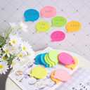 2 x (12 Pads) Bubble Sticky Notes 3x3 Inches,Cute Bright Colors Self-Stick Pads, Easy to Post for Home, Notebook, 72 Sheets/pad