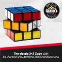 Rubik's Cube, The Original 3x3 Cube, Problem-Solving Brain Teaser, Color-Matching Puzzle, Fidget Toy, Sensory Puzzle, for Ages 8 & Up