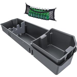 WHALEMOTOR Underseat Storage Compatible with Ford F150(2015-2026)&Super Duty(2017-2026) SuperCrew/Crew Cab, Upgraded Rear Under Seat Organizer Cargo Box for F-150 F250 F350 F450 F550