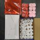 Happy Birthday Decoration for Men Women, Valentine’s Day Light Up Letters Luminary Bags with 30 Bright LED Candles, 2000 Rose Petals, 10 Red Balloons, Surprise Birthday Party Banner Signs