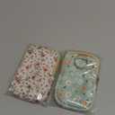 COOKOOKY 2 Pack Hand Sanitizer Spray Case Compatible with Touchland, Hand Sanitizer Holder, Mini Zippered Pouch, Small Makeup Bag for Women Friends Girls Gifts Idea (Green)