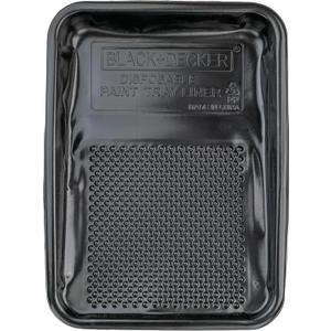 Black+Decker Paint Tray Liner - 10 Pack: Convenient Disposable Liners for Easy Cleanup - Compatible with Standard Paint Trays - Ideal for DIY Projects and Professional Painting Jobs