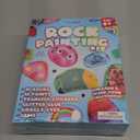 Dan&Darci Rock Painting Kit for Kids - Arts and Crafts for Girls & Boys Ages 6-12 - Craft Kits Art Set - Supplies for Rocks Paint - Best Tween Gift Ideas for Kid Activities Age 6 7 8 9 10 11 (Multi-color)