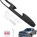 Interior Armrest Repair Kit, Compatible with 2010-2014 Chevy Silverado Suburban Tahoe Avalanche, GMC Yukon Sierra, Front Right Passenger Door Panel with Release Handle Above Armrest (27 in), OE# 80994 (Black)