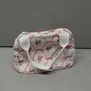 Lunch Box for Wome Men Large Capacity Insulated Lunch Tote Bag for Kids Cute Corduroy Lunch Bags For Work Travel School Or Picnic (Bow)