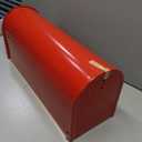 RAINHOL Metal Mailboxes for Outside Post Mount, Galvanized Steel Standard Mail Box, 20 x 8.9 x 6.7 inches, Medium Compacity, Red Mailbox
