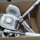3-in-1 Facial Steamer with High Frequency, 3 Electrodes, 5 Diopter Magnifying Lamp, Silent Timer & Aromatherapy