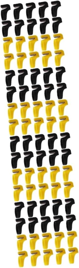 VILLCASE 80pcs Plastic Finger Thread Cutters Sewing Tools for Quick Yarn and Thread Cutting Handy Craft Accessories Random Colors