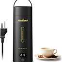 Travel Electric Kettle, Portable Small Electric Kettle for Tea Coffee, Hot Water Kettle with 4 Temperature Controls and Keep-warm, 304 Stainless Steel Auto Shut-Off & Boil Dry Protection