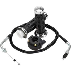 HIAORS Throttle Twist Grip Set 78" Scooter Throttle Cable for GY6 50cc, 80cc, 125cc, 150cc QMB139 157QMJ Jonway Roketa Nst Taotao Vip Future Champion Wildfire Chinese Scooter Moped Parts