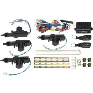 Shkalacar Power Central Locking System Keyless Entry System Universal Keyless Entry Car Kit with Trunk Release Button Remotes & 4pcs Door Lock Actuator