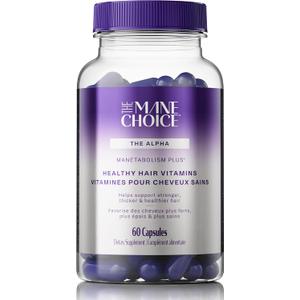 The Mane Choice MANETABOLISM Plus Healthy Hair Growth Vitamins - Supplements for Longer, Thicker, Healthier Hair - Hair Skin & Nails Vitamins for Women & Men (60 Capsules) Exp: 11/2026