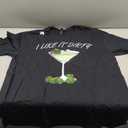 I Like It Dirty Martini Lover Cocktail Drink Olive Martini T-Shirt, XLarge