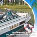 Honoson Boat Registration Numbers and Letters 252 Pcs 3-inch Personalized Stickers Vinyl Boat Registration Decals Boating Letter and Number Kit