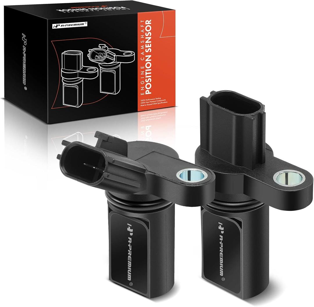A-Premium Camshaft Position Sensor Left & Right - Compatible with Nissan, Infiniti Vehicles - 3.5L, 4.0L - Altima, Maxima, Murano, Quest, 350Z, Frontier, Pathfinder, Xterra, FX35, G35, M35 - Set of 2