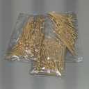 200 Pcs Cocktail Picks, 4.7 Inch Toothpicks for Appetizers, Bamboo Cocktail Sticks Skewers for Drinks, Desserts, Charcuterie, Wedding Party Fancy Toothpicks, Natural Pearl Mini Food Picks Decorative