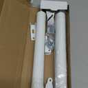 2 Sets Storm Door Closers, Heavy Duty Screen Door Closer, Pneumatic Screen Door Closers kit with Hold Open for Storm(White)