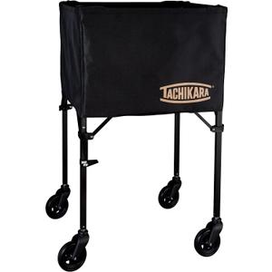 Tachikara DS-1 Premium Ball Cart,  Product Dimensions 42"D x 6.5"W x 6.5"H, 5" OVERSIZED WHEELS: Non-marking 5-inch wheels provide a smooth