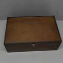 Stained Wooden Keepsake Box, Large Memory Box for Keepsakes, Decorative Storage Box for Memories, Jewelry, & Photos, Memorial Boxes for Men & Women