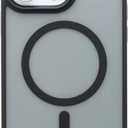 Frosted Translucent Black for iPhone 16 Pro - Impact Resistant and with Magnets