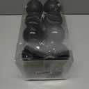 XmasExp 16ct Christmas Ball Ornaments Shatterproof Xmas Tree Hanging Balls Halloween Decorations Perfect for Holiday Wedding Christmas Halloween Decor(3.15", Black)