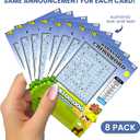 10 x Easter Theme Pregnancy Announcement Fake Lottery Scratch Off Cards (8 Pack)  Cute Baby Reveal Game  Fun Baby Announcement Idea - Memorable Gift for Parents Grandparents Husband and Friends