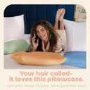 BLISSFORD Satin Pillowcase with Zipper, for Hair and Skin Care, Feels Soft and Cool Like a Silk Pillowcase, Beige Satin Pillow Cases 2 Pack, Slik Pillow Cover, Queen Size, Set of 2