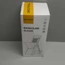 ONCE FOR ALL Upgrade Safe Mandoline Slicer Plus, Biger Size, Adjustable Vegetable Food Chopper Potato Fries Cutter, Detachable Blade, Kitchen Chopping Artifact, Gift (SkyBlue) (Gray)