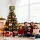 Christmas Soccer Tree Topper,9.8 * 6.2inch Soccer Indoor and Outdoor Christmas Decoration, Large Christmas Tree Topper,Santa Hat Tree Topper Festive Sports Halloween Family Birthday Party Decorations