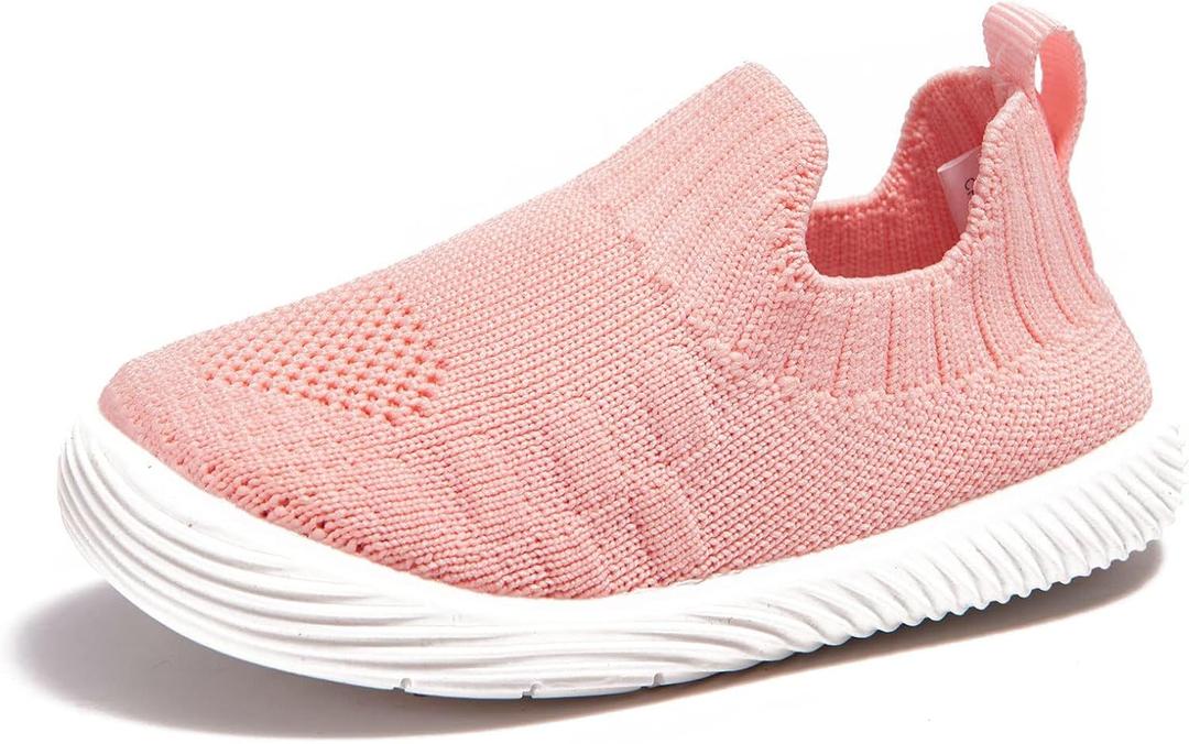 Newsonet Baby Shoes Boy Girl First Walker Shoes Barefoot Mesh Walking Shoes Lightweight Non-Slip Sneakers Toddler Infant for 6 9 12 18 24 Months