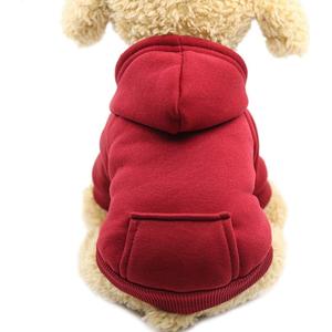 Idepet Pet Dog Hoodies Dog Clothes for Small Dogs Vest Chihuahua Clothes Warm Coat Jacket Autumn Puppy Outfits Cats Dogs Clothing(M, WineRed)
