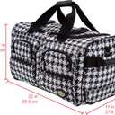 Rockland Rolling Duffel Bag, Black, 22"