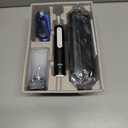 Oral-B Rechargeable Electric Toothbrush, iO3 Limited Deep Clean, 3 Cleaning Modes, Visual Pressure Sensor to Protect Gums, 2 Brush Heads, Travel Case, Black (1 Count (Pack of 1))