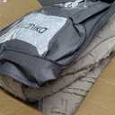 Litanika Linen Grey Queen Comforter Set, 3 Pieces Tufted Boho Farmhouse Bedding Comforter Sets, Lightweight Fluffy Comforter Bed Set for All Season (90x90In Comforter and 2 Pillowcases)