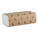Boardwalk Multifold Disposable Bathroom Paper Hand Towels, 1-Ply, 9 x 9.45, 250 Towels/Pack, 16 Packs/Carton, White