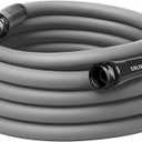 Flexzilla Colors Garden Hose 5/8 in. x 50 ft., Lightweight All-Weather Water Hose, Durable and Flexible, Leak-Free Connections, Slate Gray