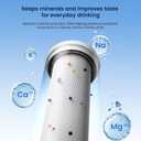 GLACIER FRESH GFU06 0.01m Ultra Filtration Under Sink Water Filter System, Tankless Ultra Compact Design, with Faucet, No Electricity & Waste Water, Preserve Beneficial Minerals No TDS Reduction