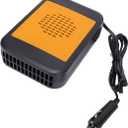 Generic Car Heater, 12V 200W Portable Defroster and Defogger for Windshield with 360 Degree Rotation, Dual Airflow Settings, 150cm Power Cord, for Cars, SUVs, Trucks, RVs