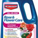 BioAdvanced All-In-One Rose and Flower Care I Granules - Fertilizer, Insect Control & Disease Control - Prevents Pests and Diseases - Up to 6 Weeks Protection - 4 lb Bottle